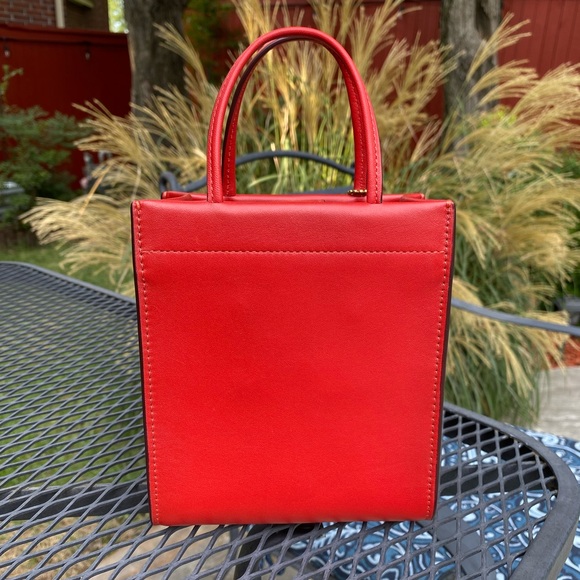 NWT Coach Mini Cashin Tote Bag (Sport Red) - Picture 3 of 7